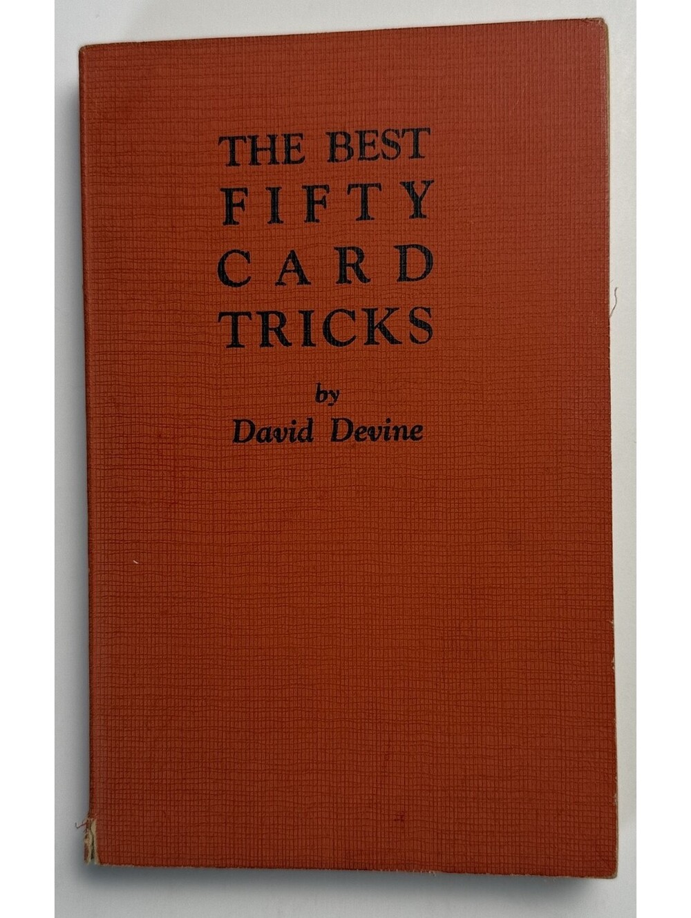 Best Fifty Card Tricks Devine Sleight of Hand Card Magic Games Activities HC